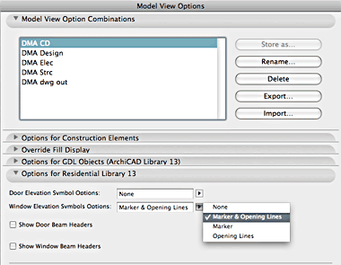 MVO dialog box Doors & Windows