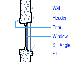 Window in Wall Section