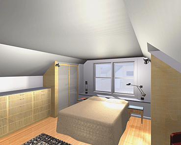 Rendering Master Bedroom 1