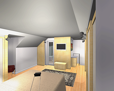 Rendering Master Bedroom 2