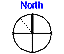 [North symbol]